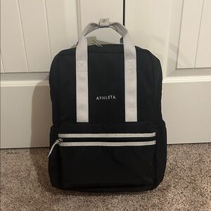 Athleta Black and Gray Men's Backpack